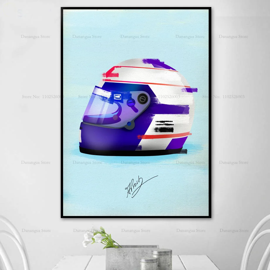 Современный Стиль Айртон Сенна Гоночный Автомобиль Звезда Холст Принт Настенное