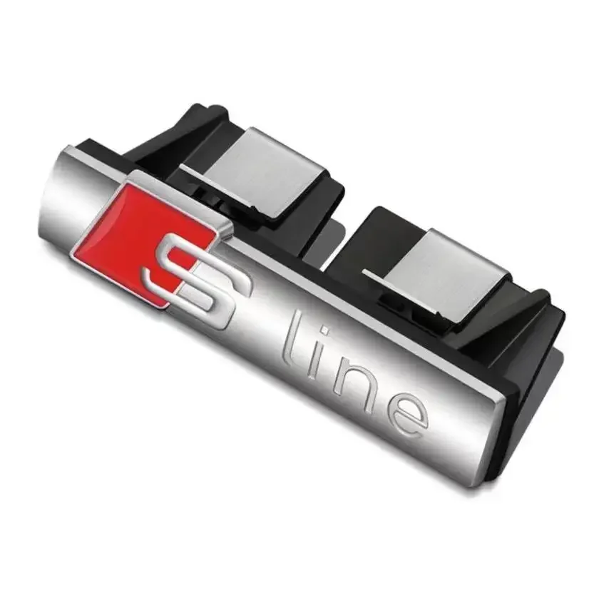 

1 упаковка автомобильного значка, аксессуары, значок на переднюю решетку, декоративная наклейка на багажник для Audi A3 A4 A5 A6 A7 B5 B6 C5 C6 8p 8v 8l Q2 Q3 Q5 Q8 Tt Rs