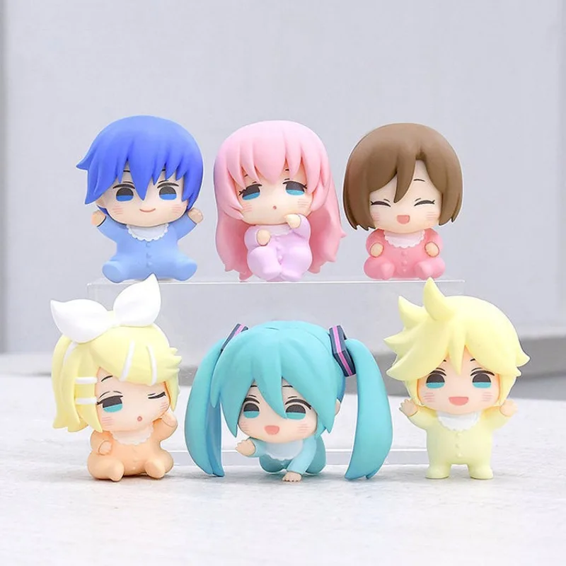 Фото Фигурки Piapro Characters EX CASHAPON: Хатсуне Мику, Кагамине Рин/Лен — милые креативные пижамы, моделированные фигурки, подарки №2