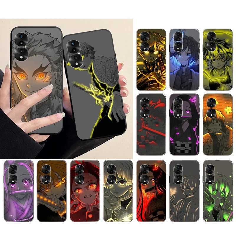

Anime Demon Slayer Phone Case for Huawei P50 Pro P30 P40 Lite P40Pro P smart P20 lite Mate 50 20Pro 20lite Y9A Y9S