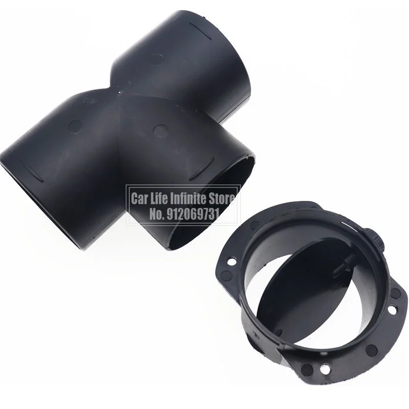 Т-образный выходной разъем Соединительная труба для воздуховода и клапана