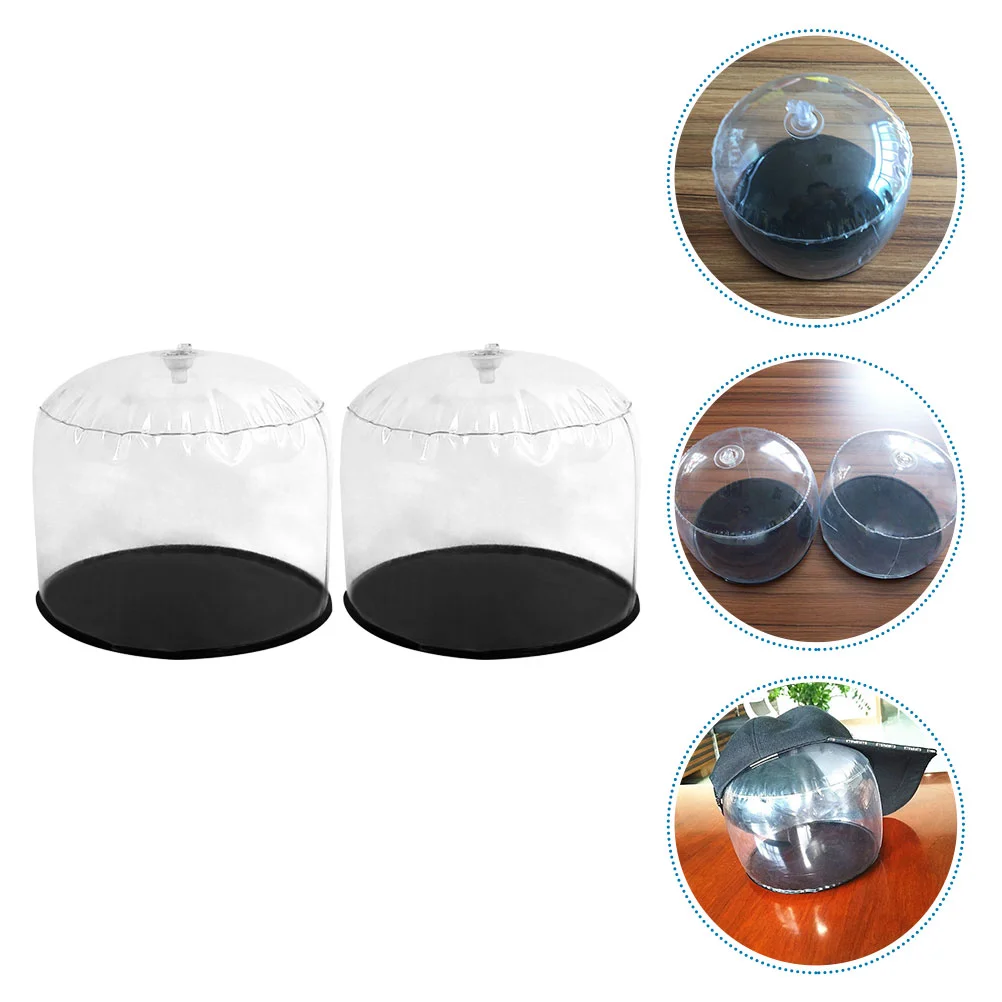 

2 Pcs Inflatable Hat Holder Hat Rack Baseball Caps Travel Hat Holder Display Stand Hat Display Holder Pvc Hat Stand Hat Support