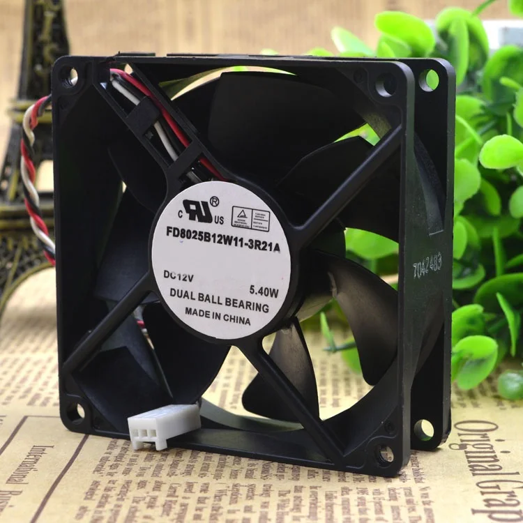 

Brand new original FD8025B12W11-3R21A 8025 8% 8cm 12V 5.4W server fan