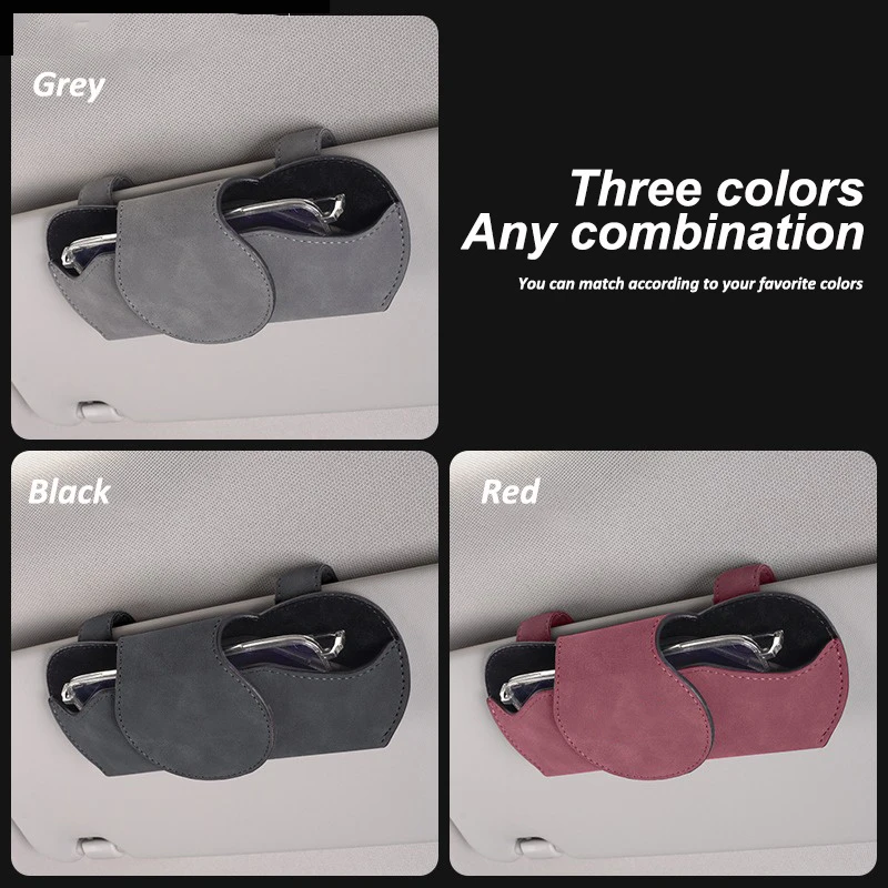 Новый автомобильный чехол для хранения солнцезащитных очков коробка с