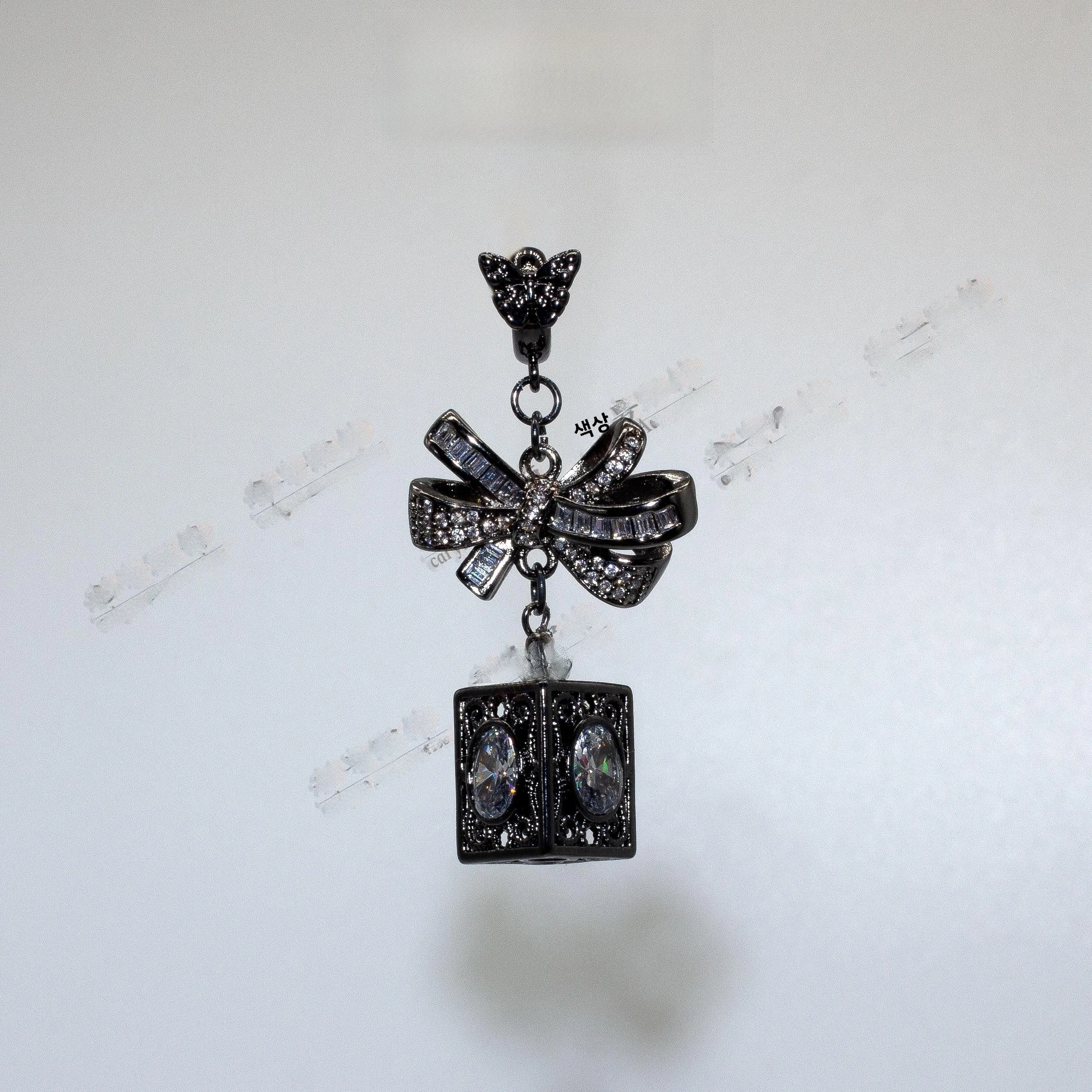 Высокое сохранение цвета медь белое золото пистолет черный бант волшебная