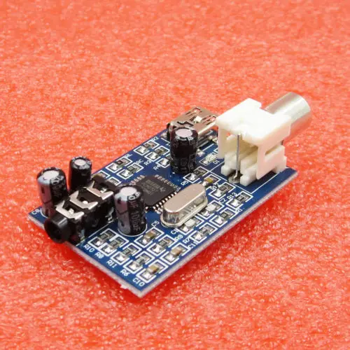 

PCM2707 USB DAC звуковая карта, модуль платы с портом S/PDIF, звуковая карта, плата «сделай сам», электроника