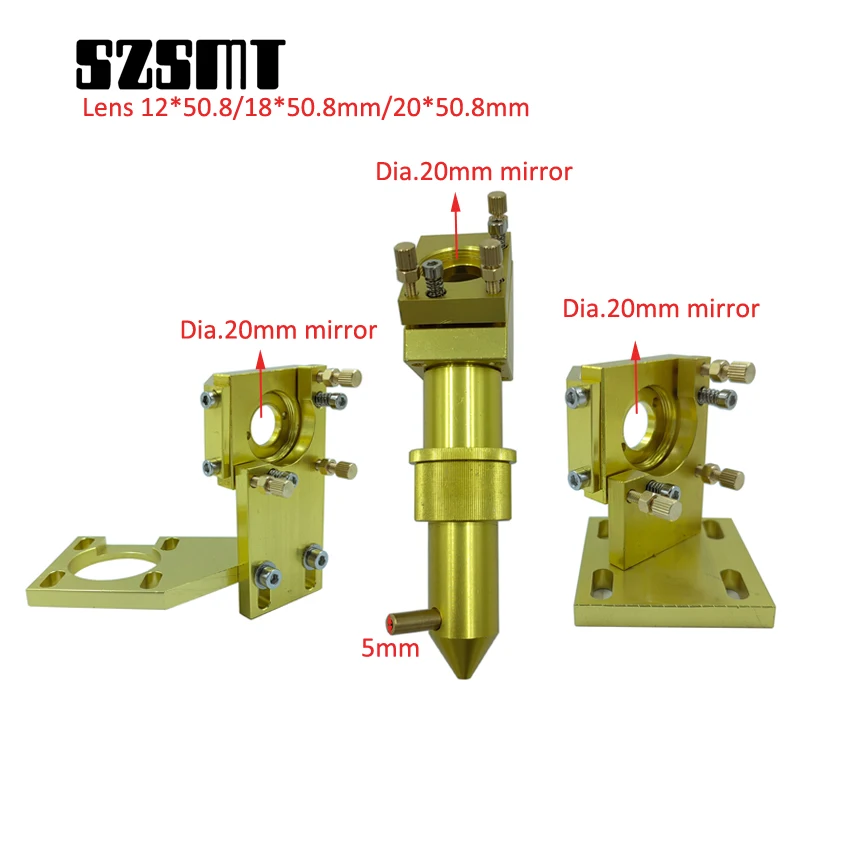 Набор запчастей для лазерного станка CO2 крепление лазерной головки первое