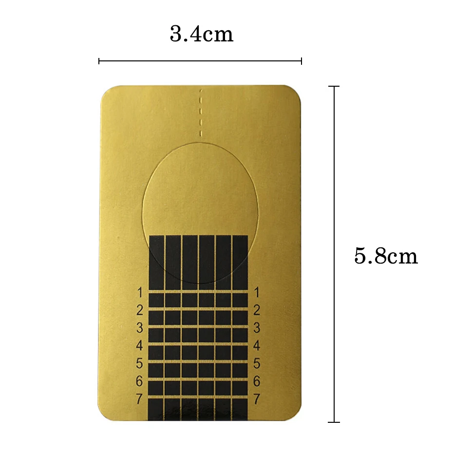 Профессиональная наклейка в форме ногтей французские насадки для УФ-гель