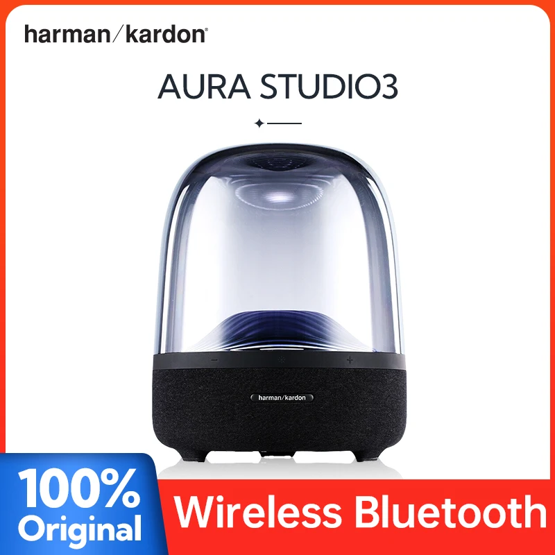 

Гарман Kardon Aura Studio 3 Элегантный BT беспроводной динамик с премиальным дизайном и окружающим освещением черный