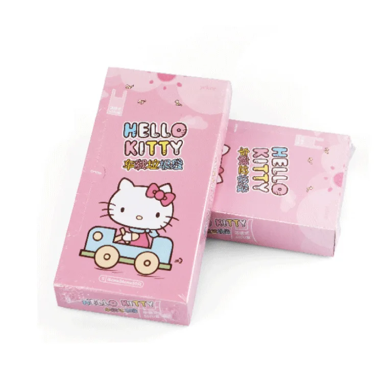 

50 шт., утолщенные разноцветные мешки для мусора в машине