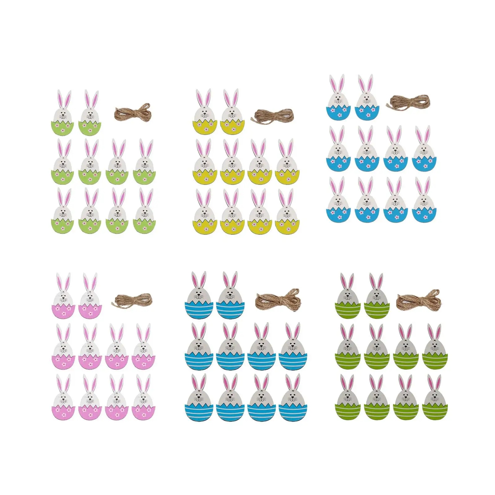 

10 шт. деревянные пасхальные подвесные украшения Декор фото реквизит для вечерние ринки сувениры весенний праздник офисный подарок