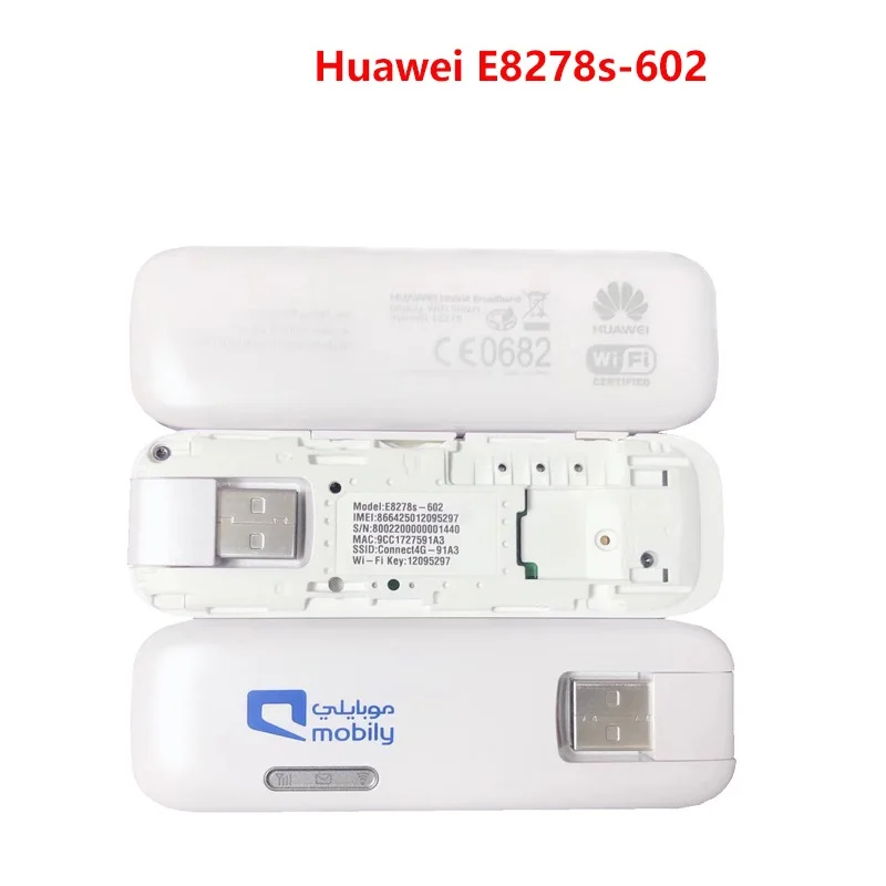 Оригинальный разблокированный HUA.WEI E8278 телефон 4G 150 Мбит/с LTE Cat4 WiFi Dongle USB модем + 2