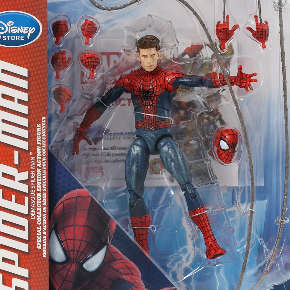 Экшн-фигурка Marvel Select The Amazing Spider-Man 2 Человек-паук Коллекционная модель BJD