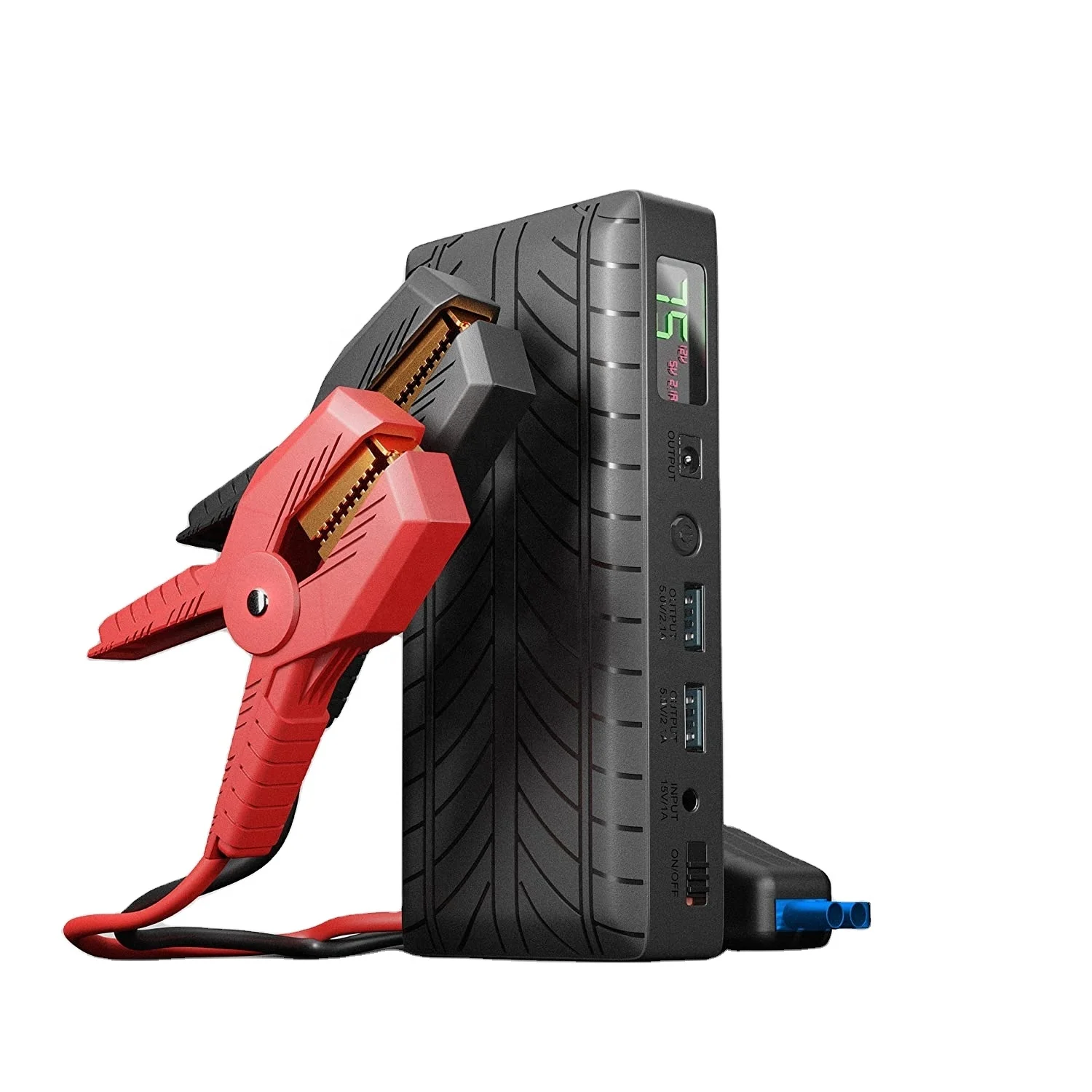 

Car power bank 18000mAh mini generator 1000A QC3.0 jumper cable car battery charger