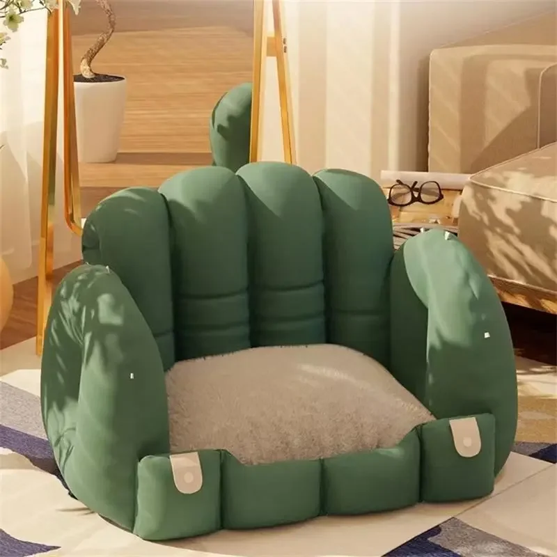 

New Deep Sleep Comfort In Winter Cat Bed Mat Basket Small Dog House Products Pets Tent Cozy Cave Nest Indoor Cama Gato