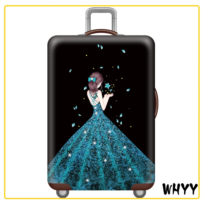 

WHYY Travel Suitcase Protective Cover Luggage Case Thicker Travel Accessories Elastic Luggage Dust Cover Apply to 18''-32'' Size