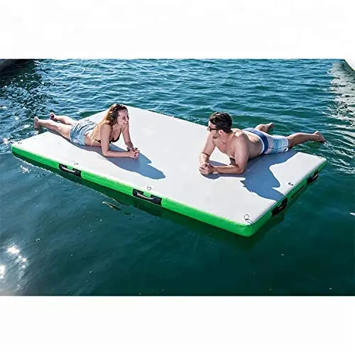 

inflatable floating dock floats swimming pool island for yacht