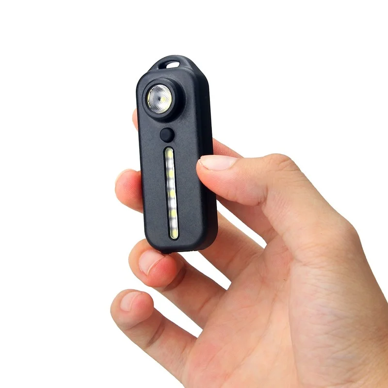 

Tactical Police Flashlight LED Red Blue Shoulder Helmet Warn Light USB Rechargeable Torch with Clip Helmet Light Bike Taillight