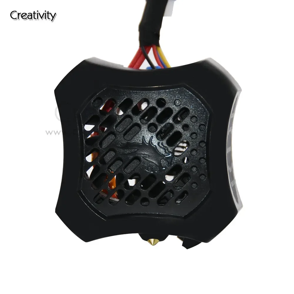 Ender 3 V2 Полный комплект экструдера с охлаждающим вентилятором 24 В силиконовой