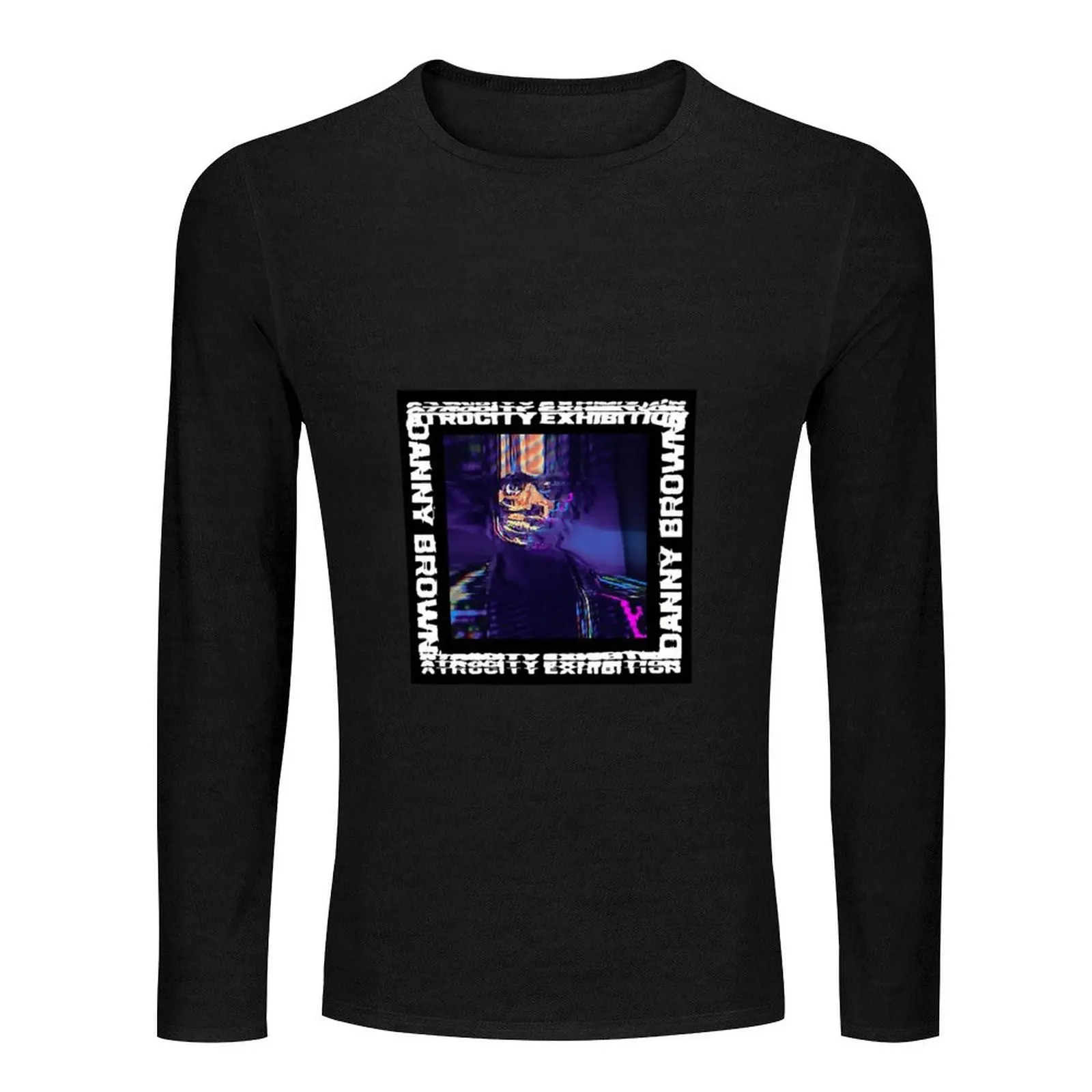 Длинная футболка Danny Brown Atrocity Exhibition мужские топы черные футболки для мужчин