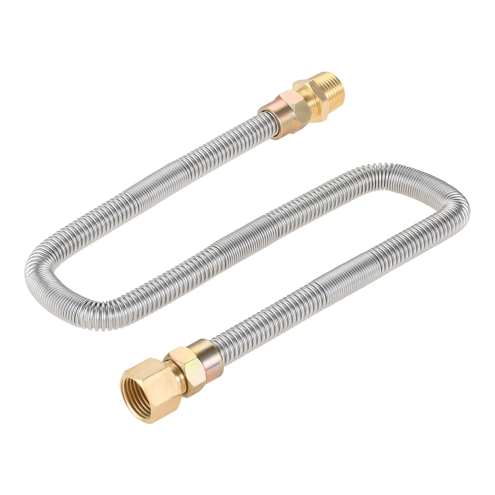 

Non-whistle Flex Gas Line Flexible Gas Line Connector Kit For Garage Heaters Gas Stoves Wall-mounted Heaters And Gas Dryer Acces