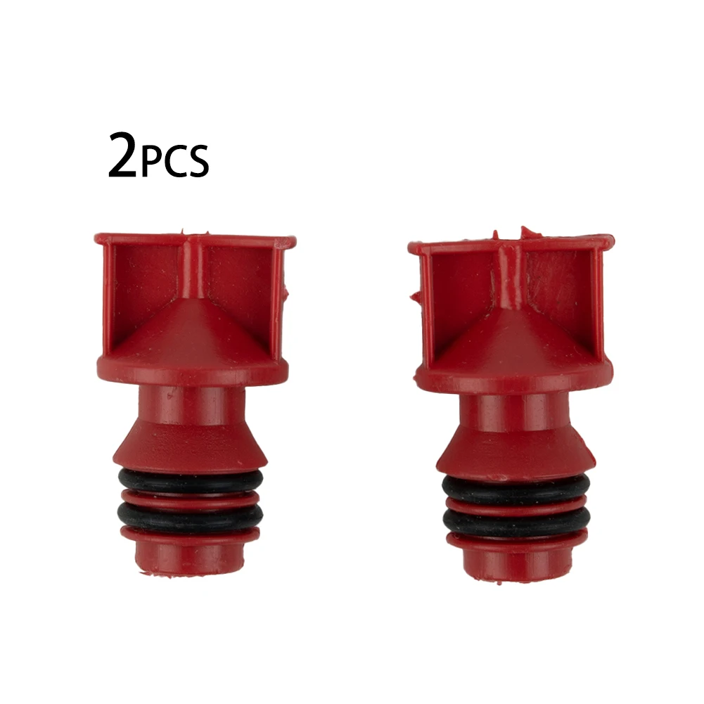 Oil Plugs 17mm Male Thread Dia Oil Breather Cap Red Plastic Pneumatic Tool Accessories