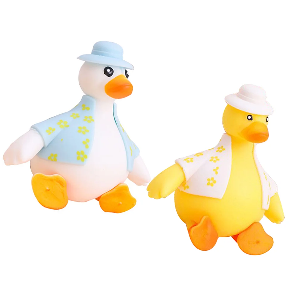 

2 шт., детская игрушка-утка из ПВХ