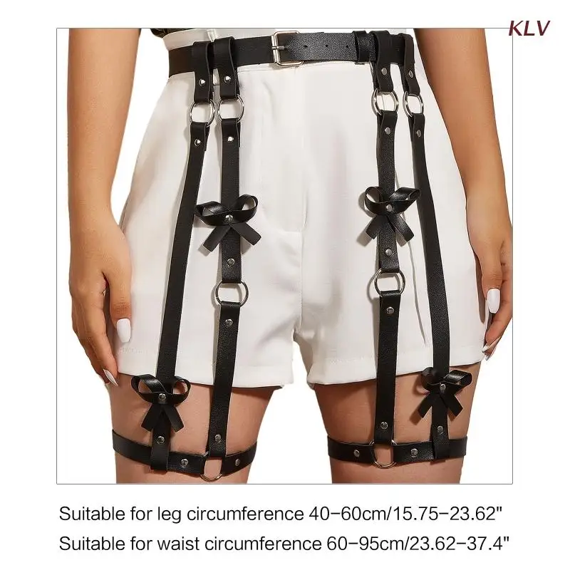 Женский ремень из искусственной кожи пикантный пояс в стиле панк с цепочкой