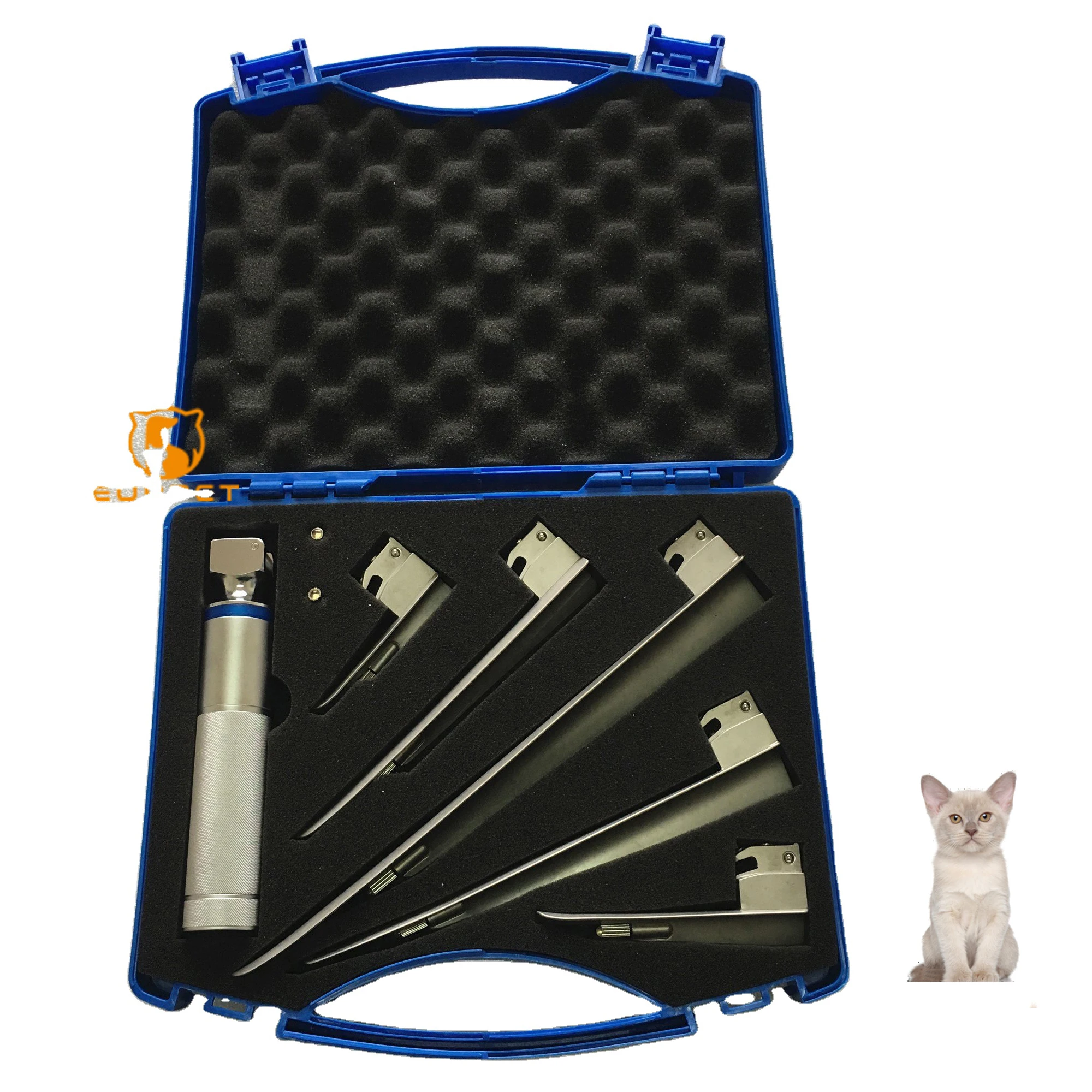 

EURPET Professional Veterinary Equipment 304 Medical Stainless Steel Flexible Veterinary Laryngoscope
