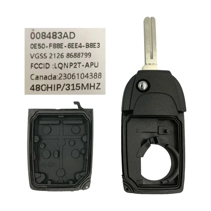 CN050016 5 кнопок 31253386 8688799 для Volvo S80 S60 V70 XC70 XC90 2004-2015 флип-ключ дистанционного