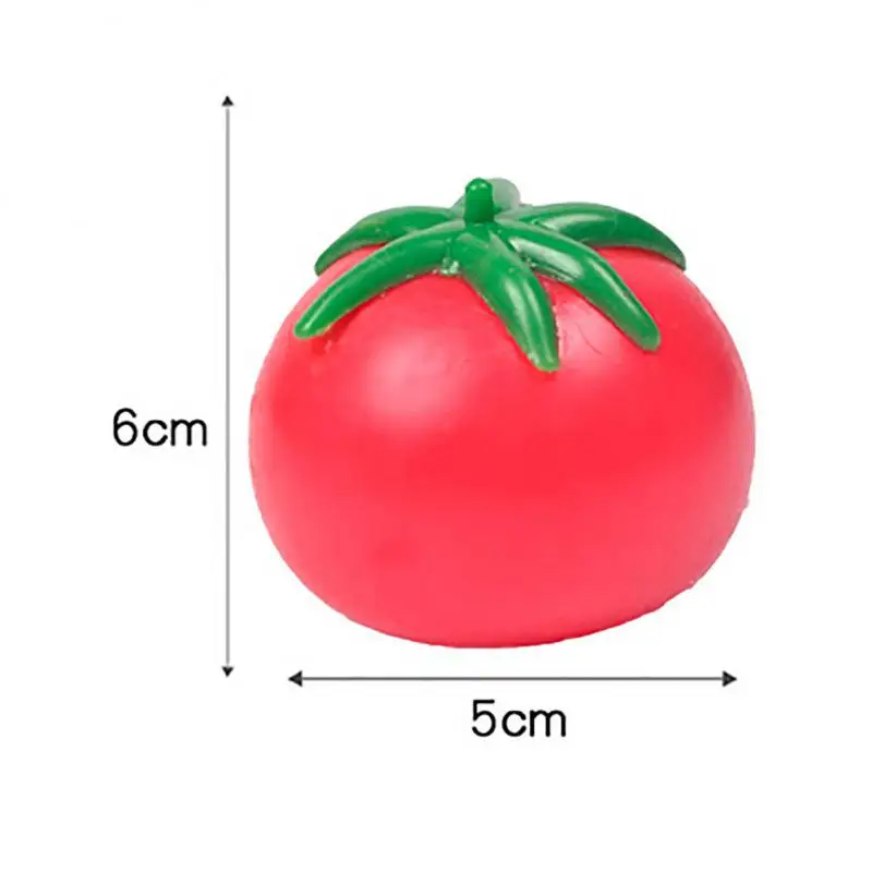 

1Pc Antistress Tomato Squeeze Toys Vent Ball Stress Relief Hand Fidget Toy Squishy Stressball For Kids Adults Decompression Gift