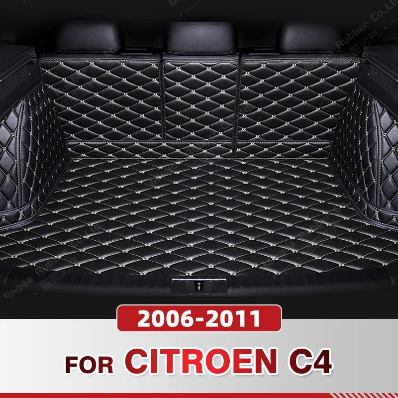 Автомобильный коврик для багажника с полным покрытием Citroen C4 2-дверный 2006-2011 10 09 08