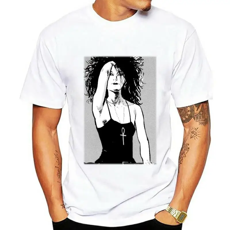 

Готическая футболка с изображением сандмана смерти Нил геммана