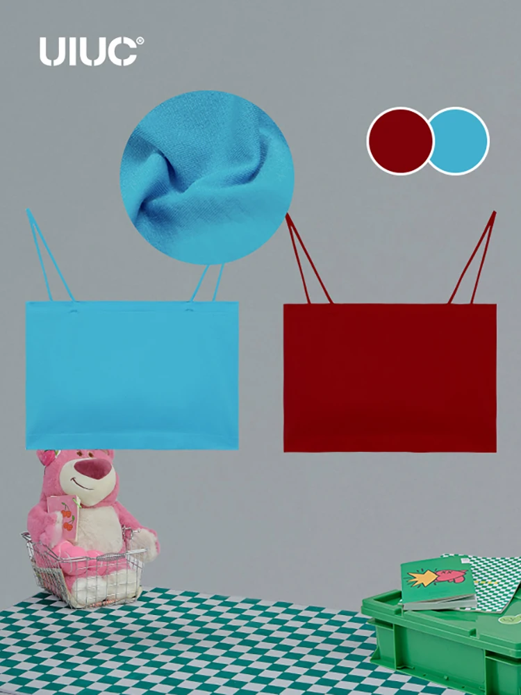 

Женский ТРИКОТАЖНЫЙ УКОРОЧЕННЫЙ ТОП на тонких бретельках без рукавов