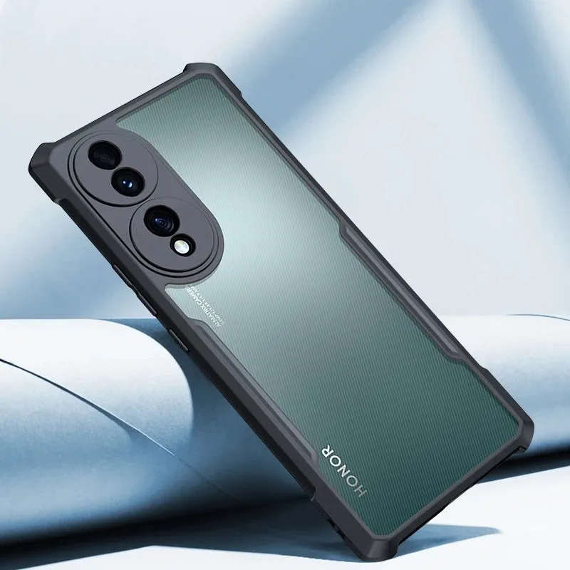 

NEW For Honor 70 80 Pro Case, Airbag Shockproof Shell,Clear Carbon Fiber Pattern Back Cover For Honor 70 60 Pro+ tective Case