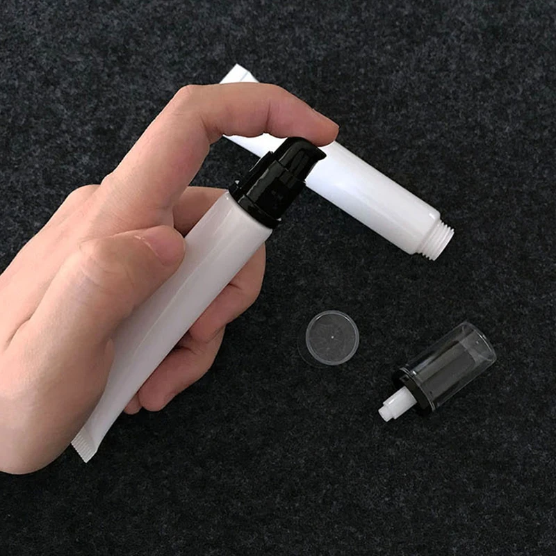 1 шт. пустая трубка для сжатия мягкая помпа массажная головка шланг образцов