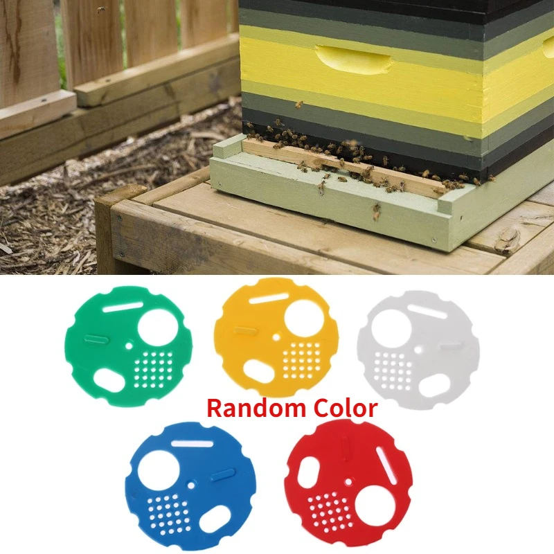

Beekeeping Plastic Beehive Door Cage Round Single Bee Exit Hive Vent Entrance Ventilation Gate Nest Equipment Beekeeper Tools