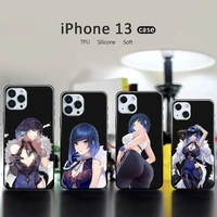 yelan genshin impact phone case for iphone 13 12 11 mini pro xs max xr 8 7 6 6s plus x 5s se 2020