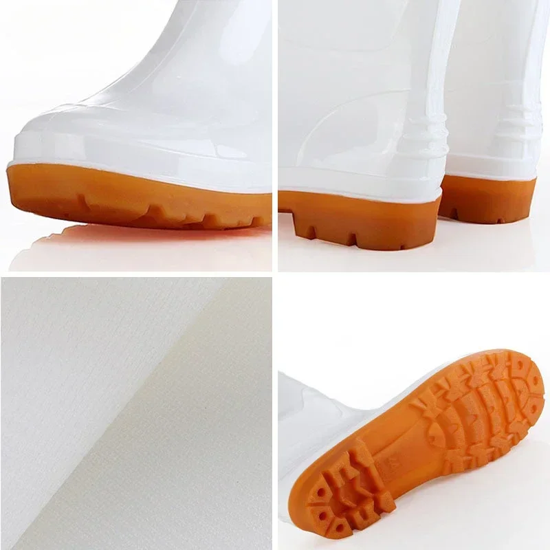 Ботинки резиновые для мужчин и женщин высокие водонепроницаемые Нескользящие