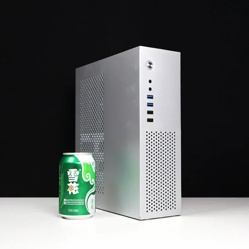 Корпус для настольного компьютера SKTC A10 HTPC оснащен блоком питания 1u MATX уникальный
