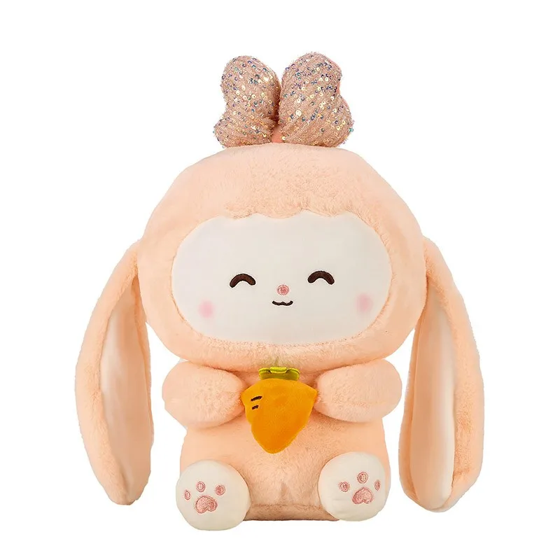 

Hot Rabbit Holding Carrot Plush Toys Kawaii Stuffed Soft Animal Pillow Lovely Dolls For Children Girlfriend Gifts