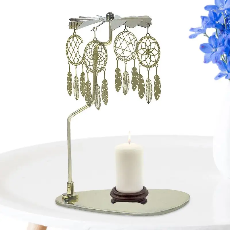 

Вращающийся подсвечник, термовращающийся подсвечник, подсвечник для ароматерапии, настольный декоративный вращающийся подсвечник для ужи...