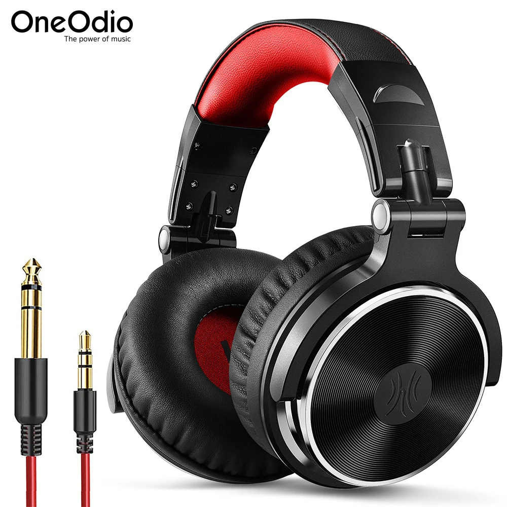 

Oneodio Pro-10 Hi-Fi наушники с ушками Проводная гарнитура динамический бас Daisy-Chain DJ Studio Monitor с 50 мм неодимовыми драйверами