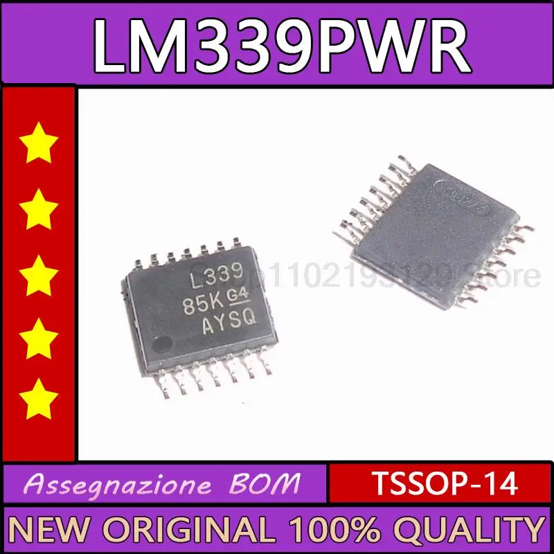 

10 шт./лот L339, пластырь, новая Оригинальная импортная модель lm339pwr