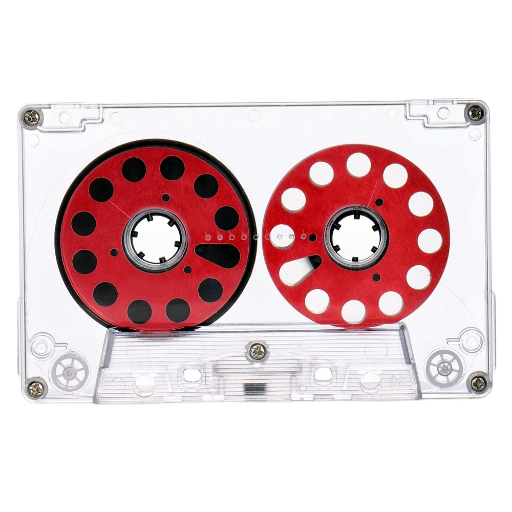 

Homemade 46Min Metal Reel Cassette Blank Tape Magnetic Audio DIY Reel to Reel Cassette