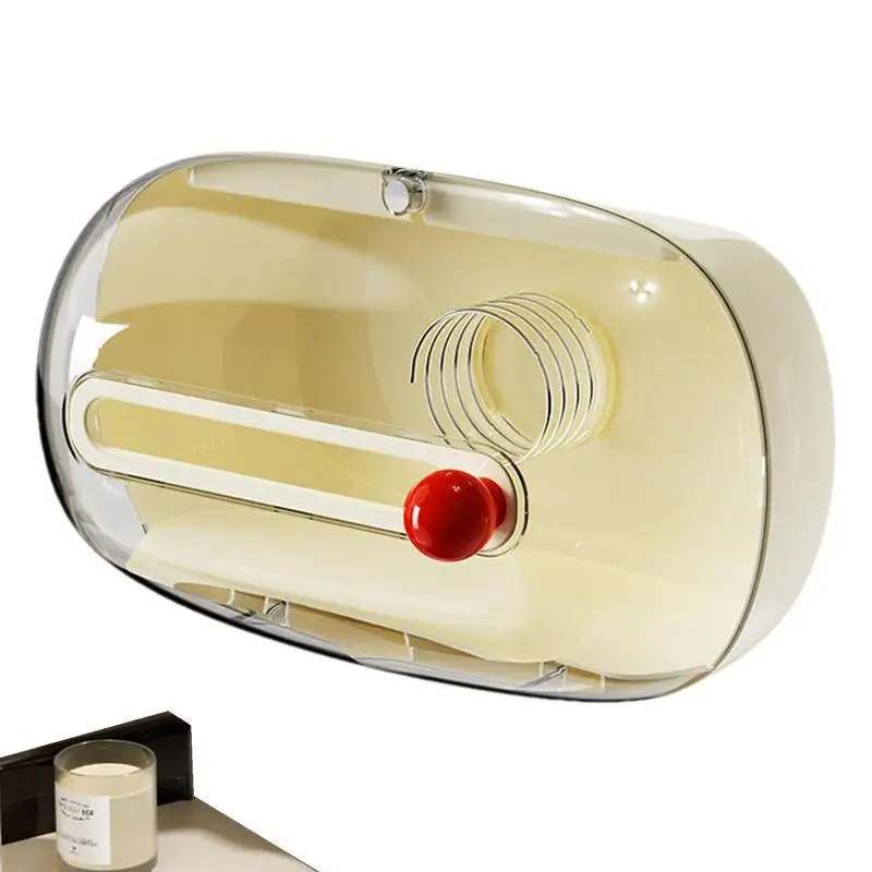 

Wall Mounted Tissue Box Holder Adhesive Bathroom Tissue Dispenser Box Facial Tissue Dispenser Box Suitable For Bathrooms Living