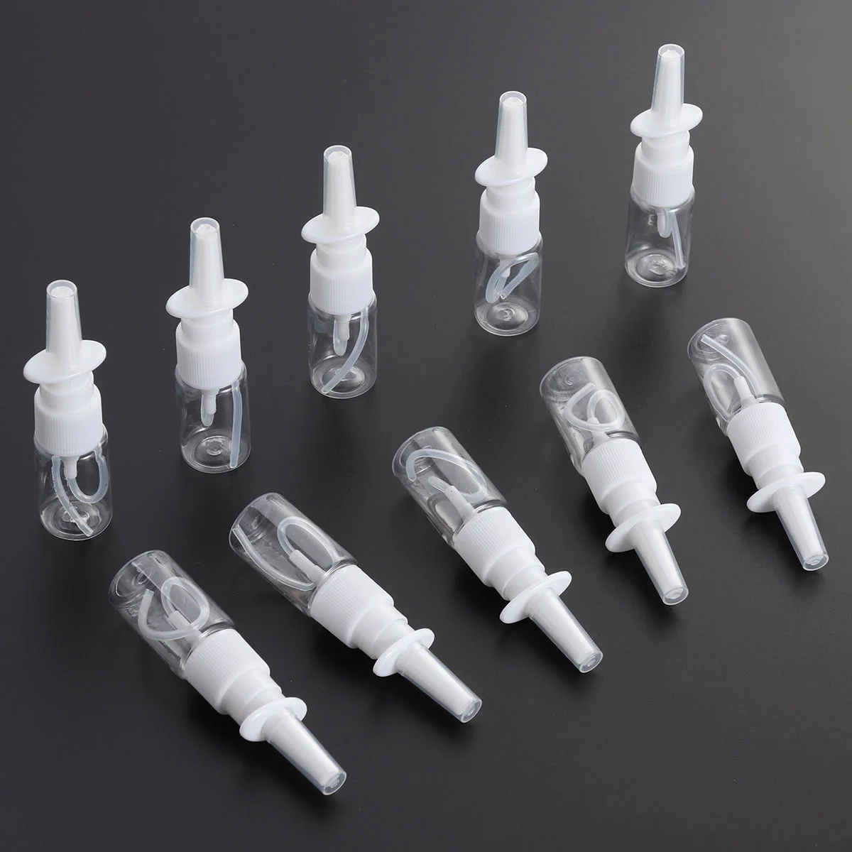 

Nasal Bottle Sprayer Bottle: 10pcs Intranasal Mist Bottles 10ml Fine Mist Empty Spray Bottles Refillable Saline Water Wash