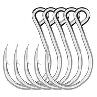 20pcs sea fishing high carbon steel fish hook with barb hook anti corrosion boat fishing hook iron plate hook anchor hook
