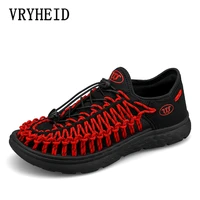 vryheid brand original mens sandals summer breathable designer handmade weaving outdoor casual sport beach wading water shoes
