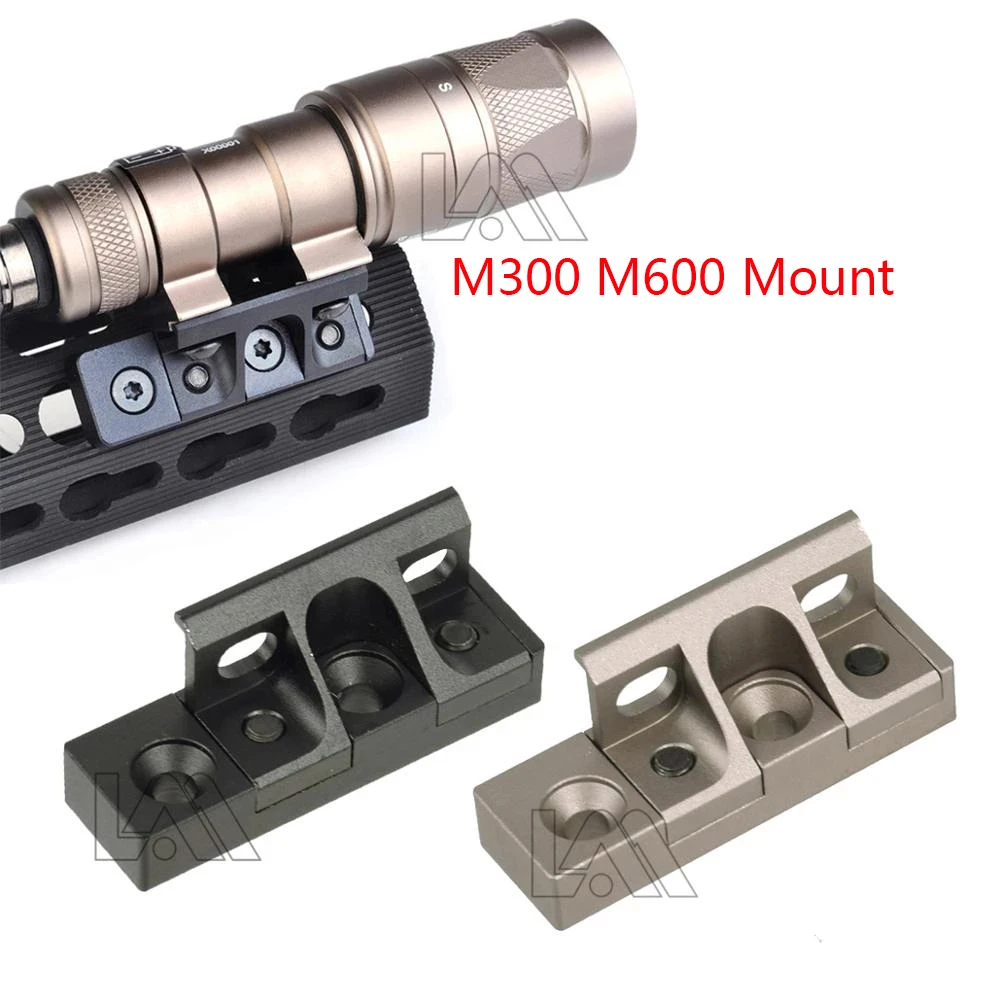 

Airsoft Rifle AR15 M16 Weapon Scout Flashlight Mount For SF M300B M600B M300V M-Series Mount Fit M-LOK Keymod Hunting